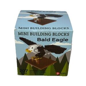 Impact Photographics BALD EAGLE Mini Building Blocks Set Ages 7+ 207 Pieces NEW